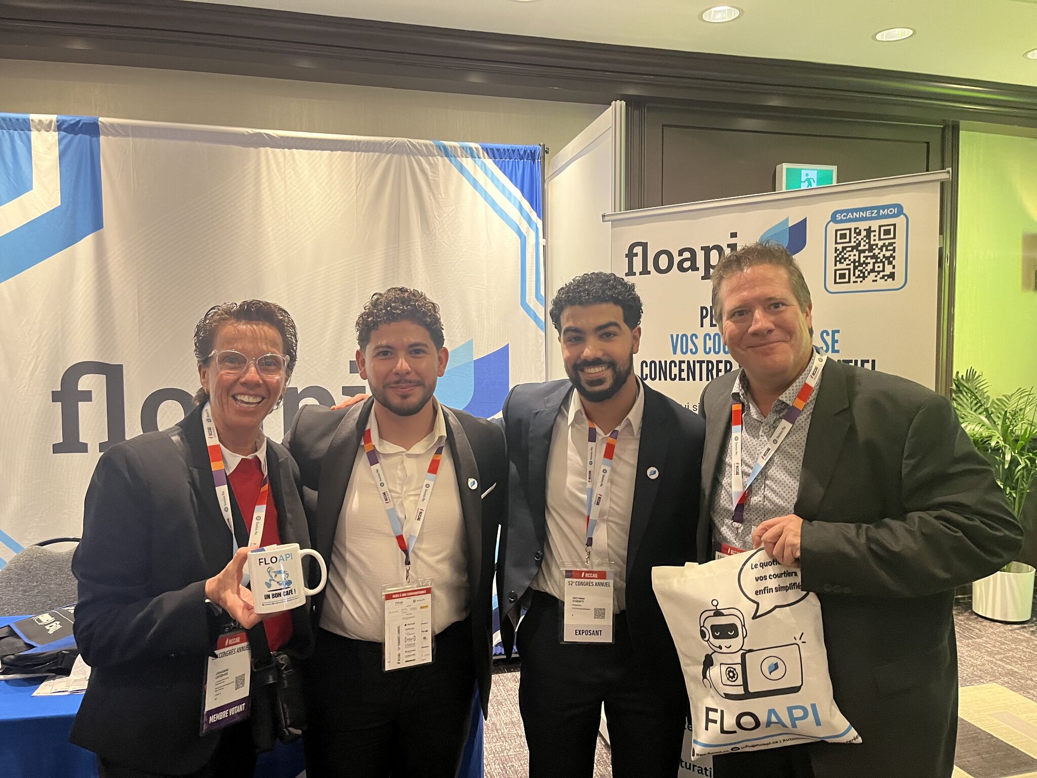 Floapi at RCCAQ event — Regroupement des cabinets de courtage en assurance du Québec