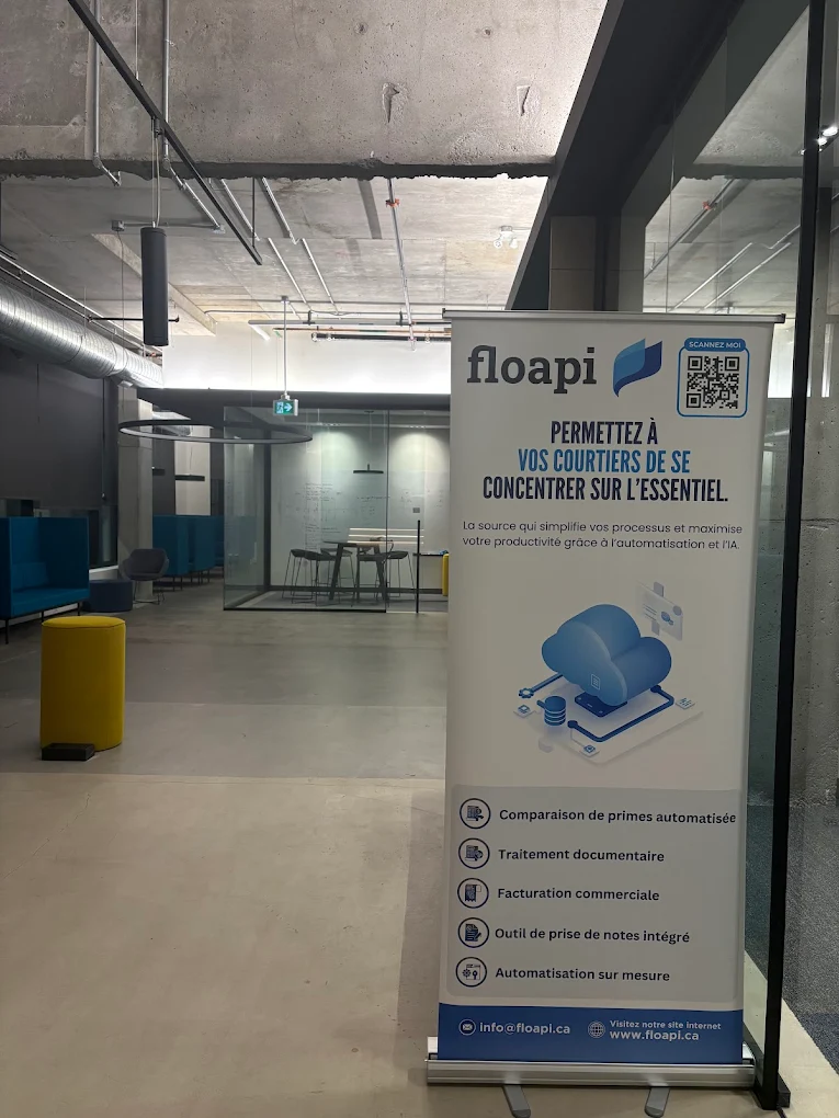 Floapi founding team Montreal insurance automation